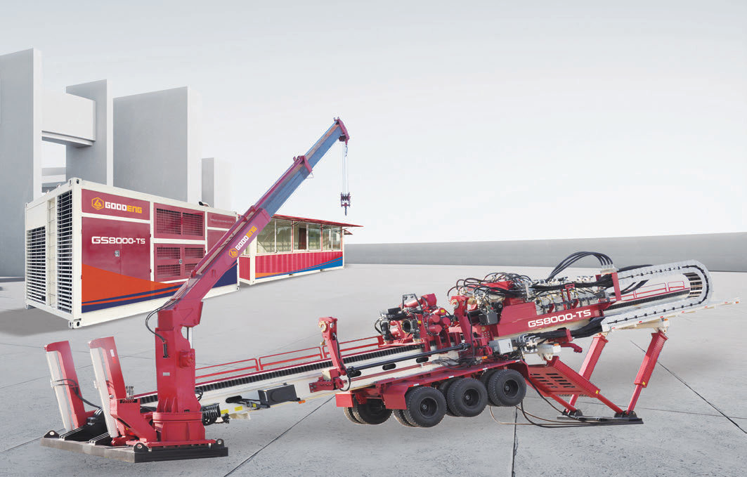 GS8000-TS horizontal directional drilling machine, 800ton horizontal ...